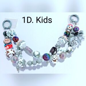 Colorful Beaded PHONE/KEYCHAIN for Little Girls